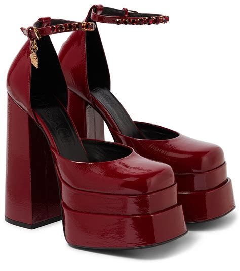 Versace medusa aevitas platform pumps